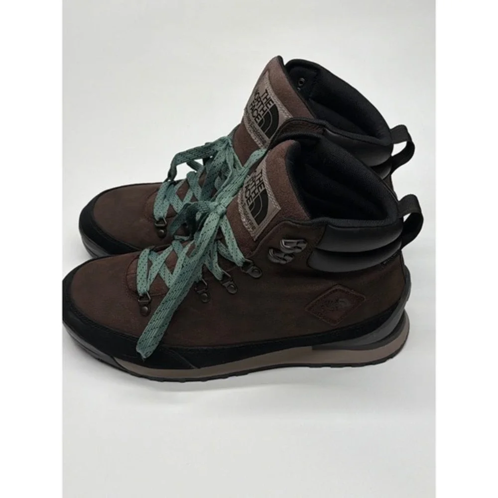 The North Face Mens Brown Leather Hiking Boots Waterproof size 12 NWT Gorpcore‎